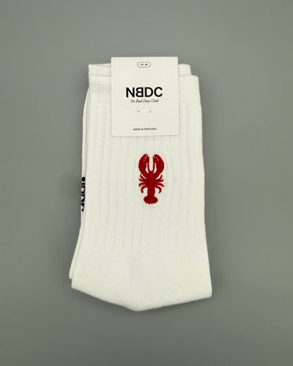 Weiße Lobster Socken von NBDC