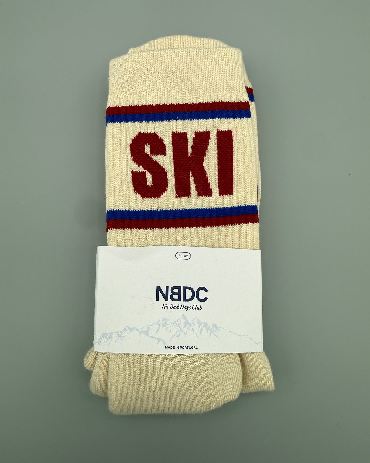 Cremeweiße SKI Socken von NBDC