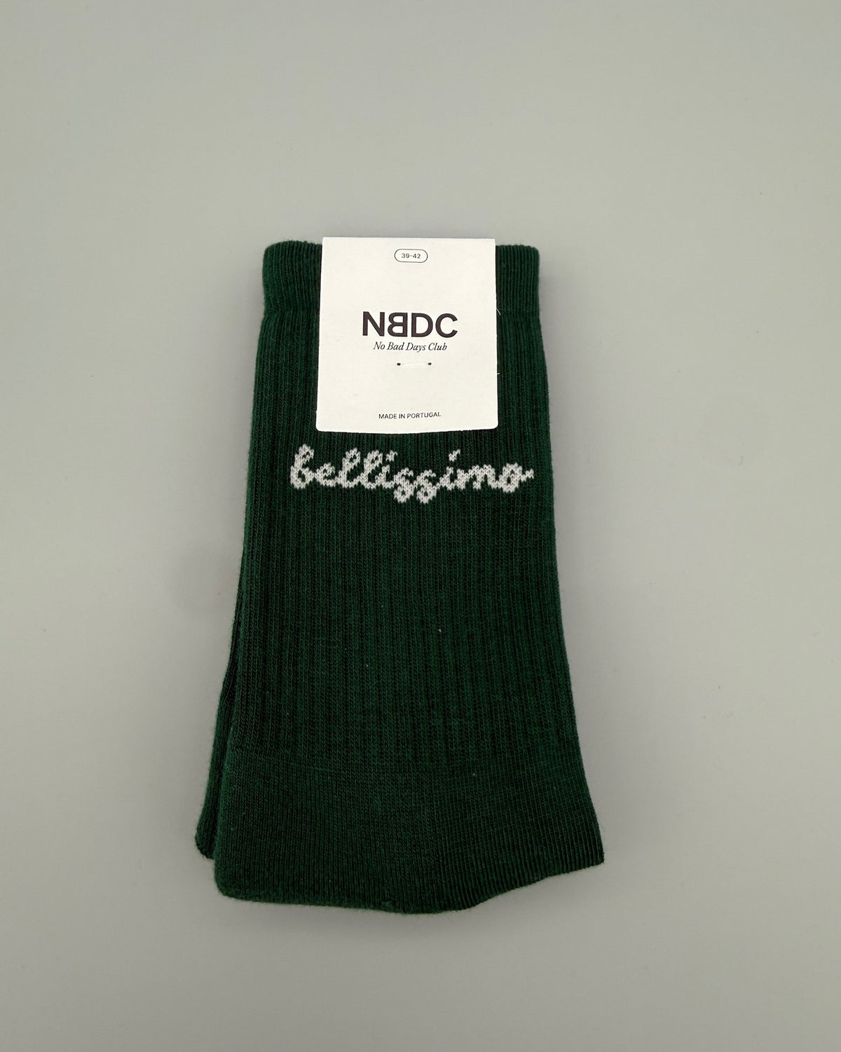 Dunkelgrüne Bellissimo Socken von NBDC
