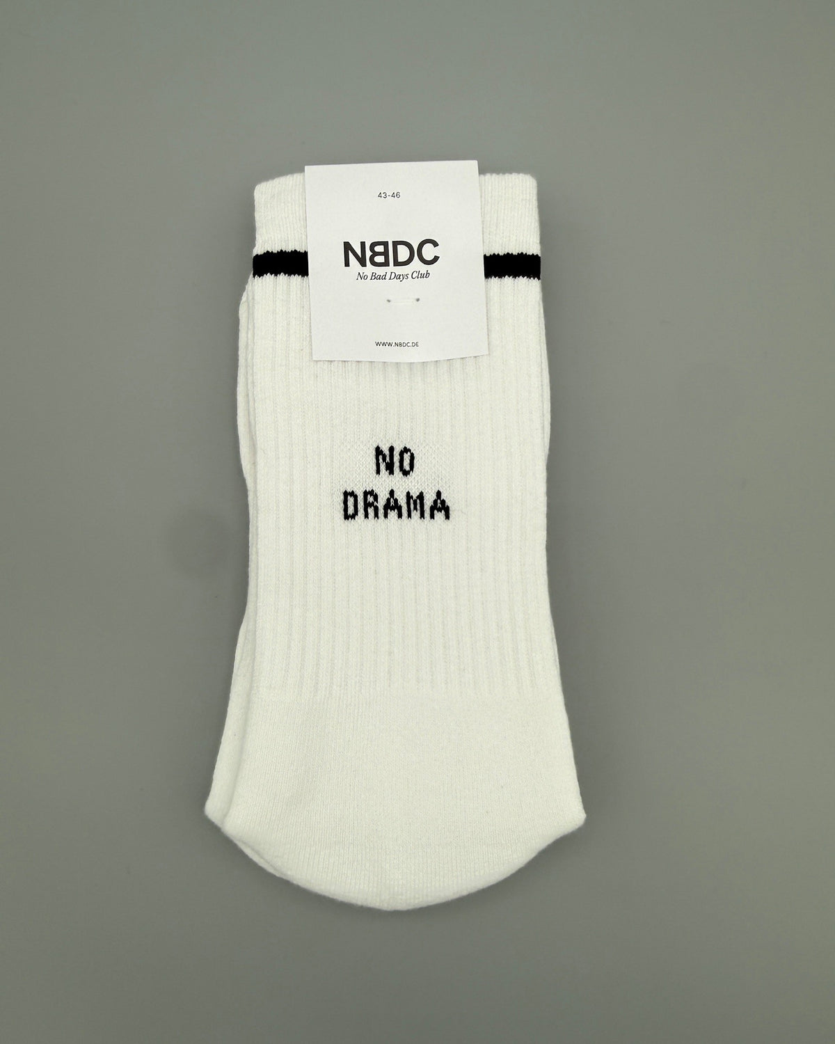 Weiße No Drama Socken von NBDC 