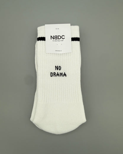 Weiße No Drama Socken von NBDC 
