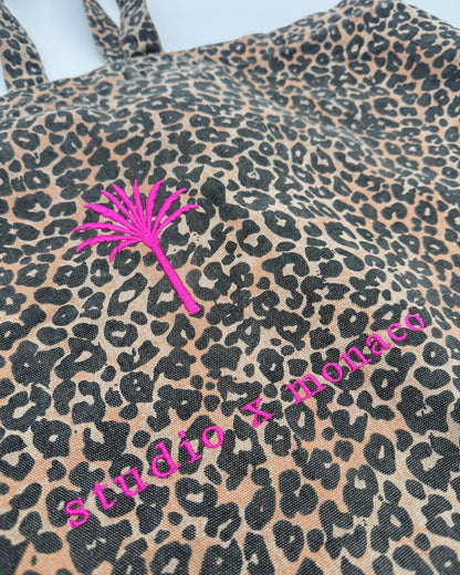 Leopard Oversized Shopper "Palme"
