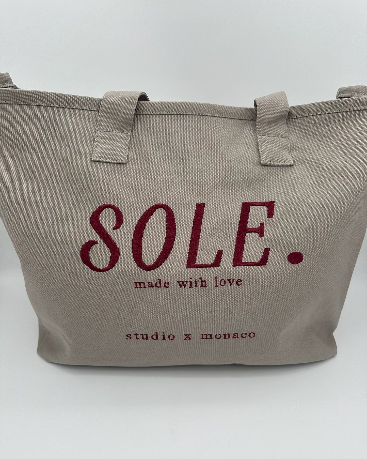 Canvas Tote Bag "SOLE"
