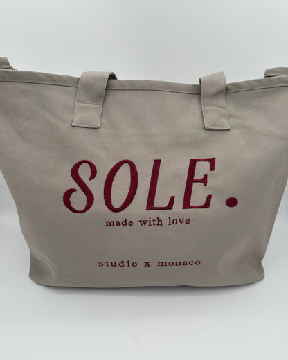 Canvas Tote Bag "SOLE"