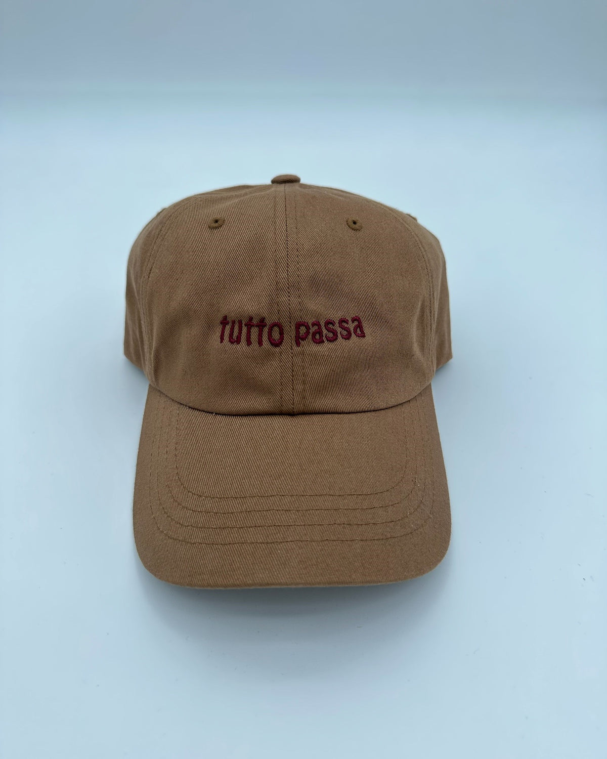 Low Profile Dad Cap tutto passa in braun von studio x monaco