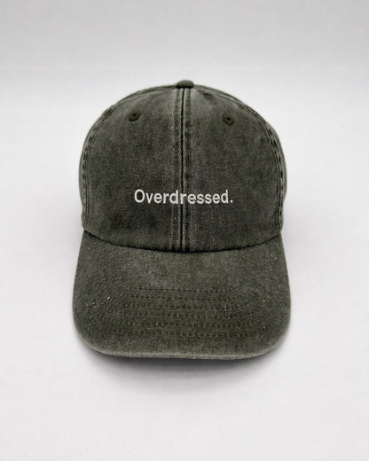 Vintage Cap mit hochwertiger Bestickung Overdressed in olive von studio x monaco